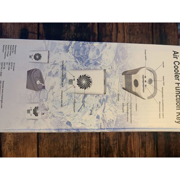 Multi-Functional Air Cooler JBY-2019A Compact Portable USB Fan & Humidifier For - Picture 3 of 6